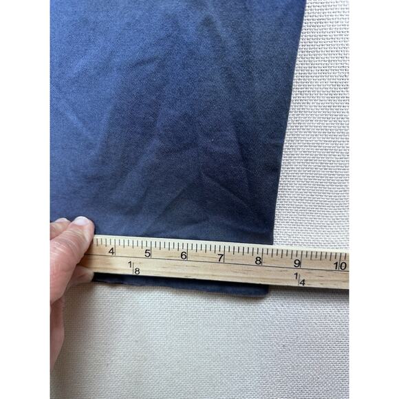 J. Crew Flex Straight Chino Pants Men's 34x30 Blue Flat Front Slash Pocket - Picture 11 of 16